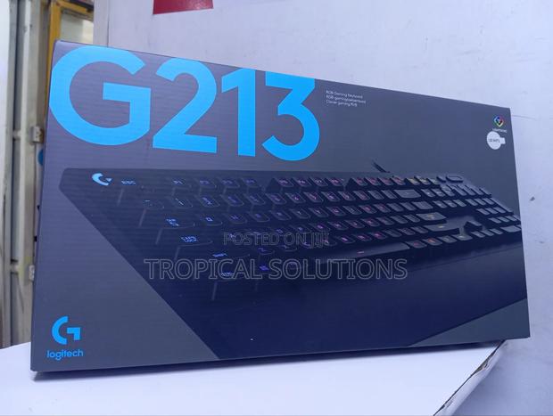 Logitech Mechanical Keyboard G213 Keyboard Available - main view