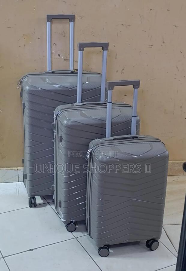 Unbreakable Rubber Suitcase Pp 3-in-1 Suitcase Set*