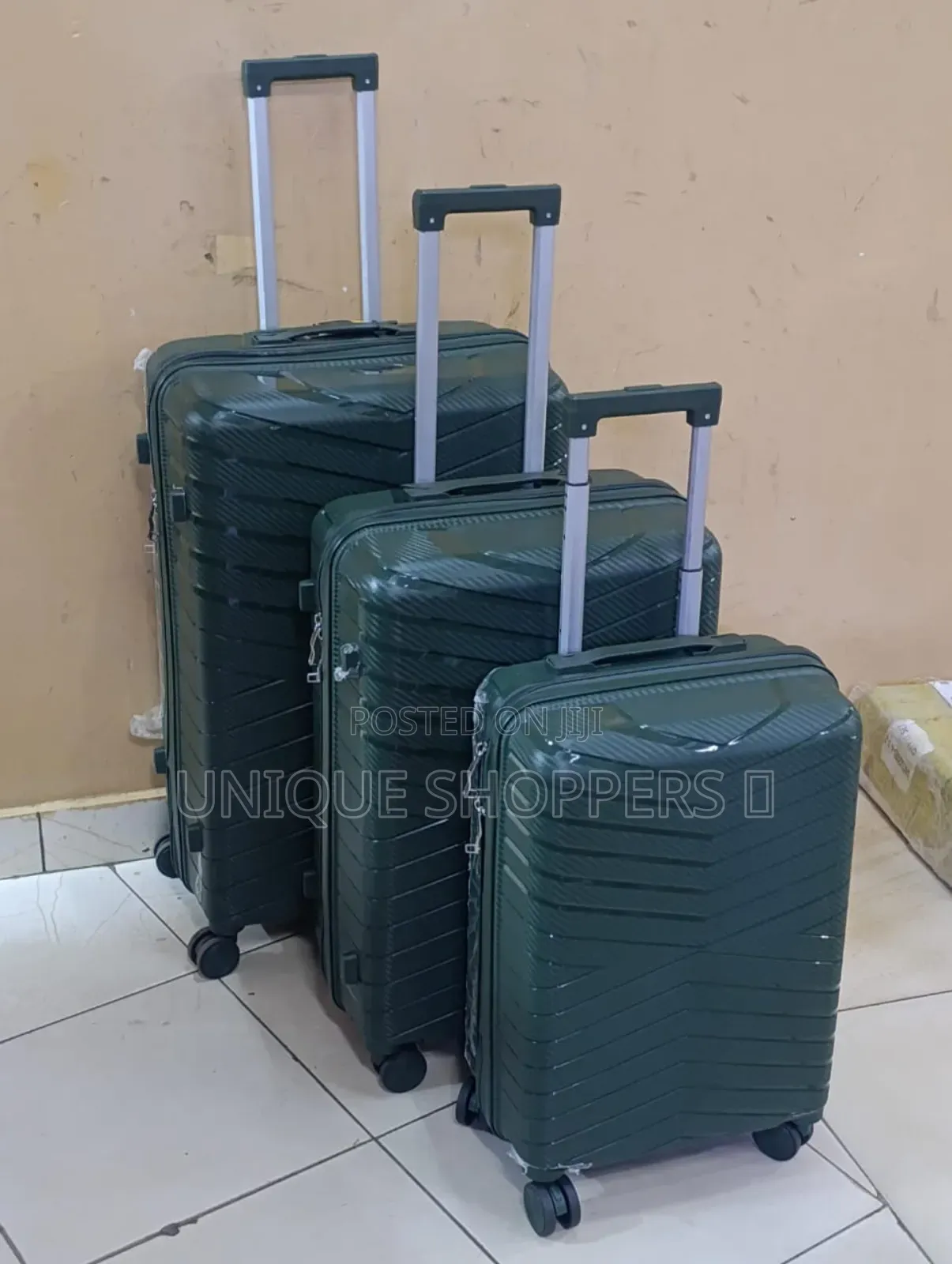 Unbreakable Rubber Suitcase Pp 3-in-1 Suitcase Set*