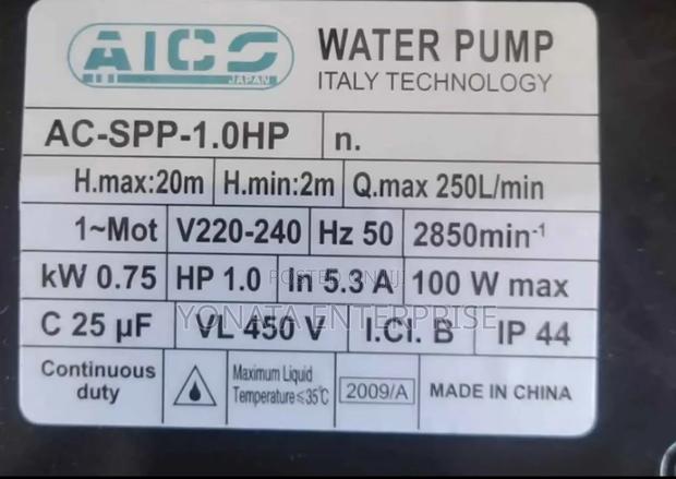 1hp Swimming Pool Water Pump - thumbnail 2