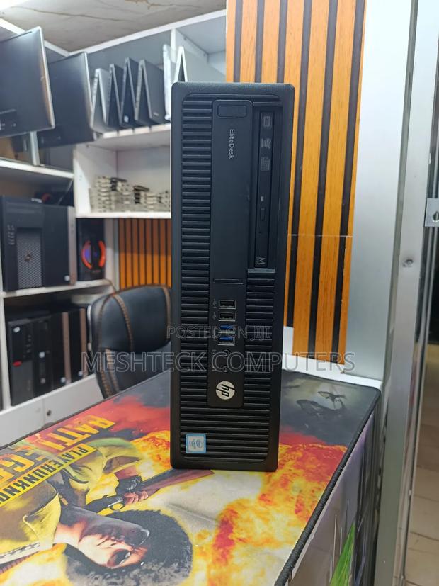 Desktop Computer HP EliteDesk 800 G3 8GB Intel Core I7 SSD 256GB - main view