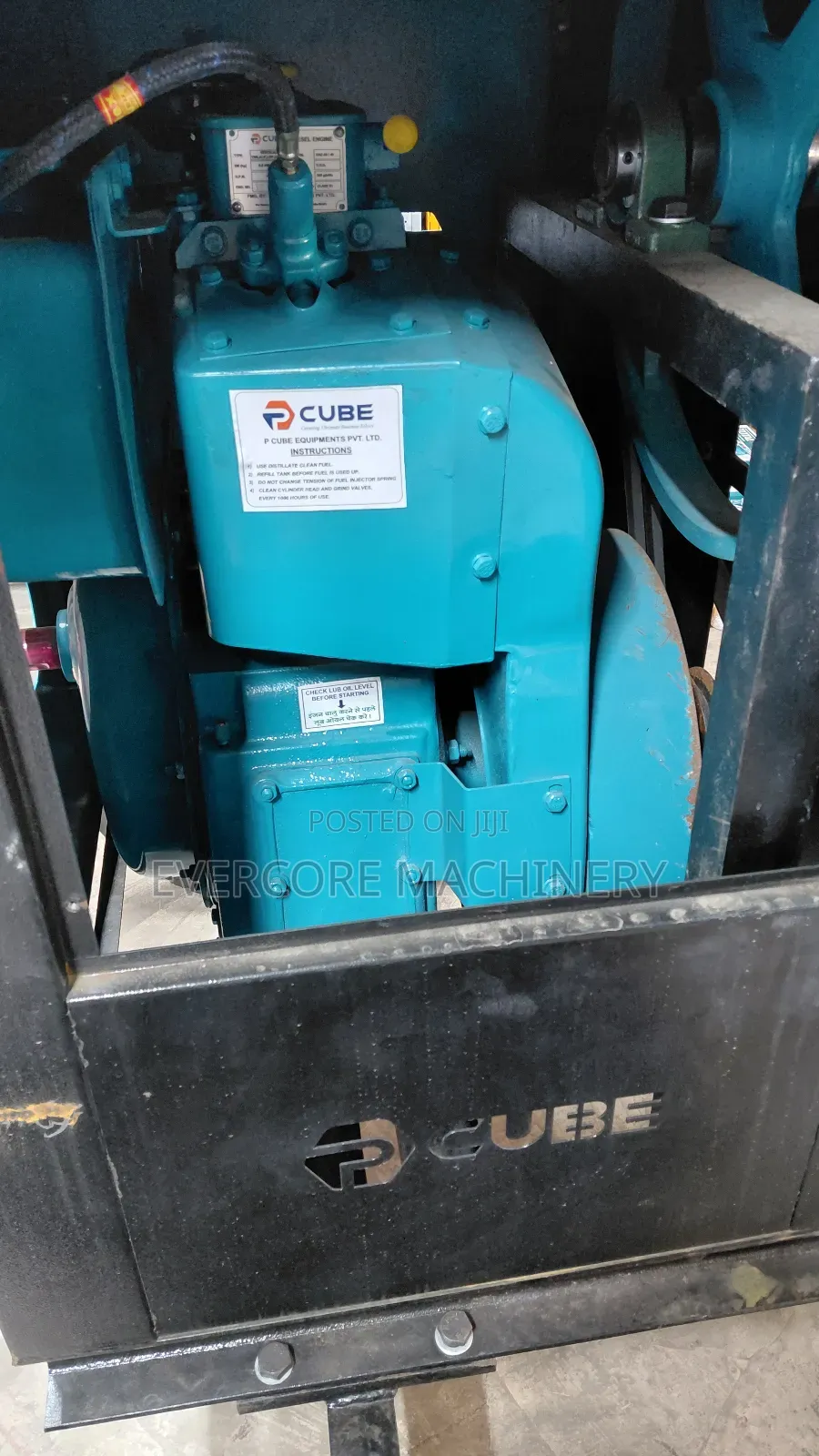 Diesel Concrete Mixer 500l Capacity 8hp Commercial