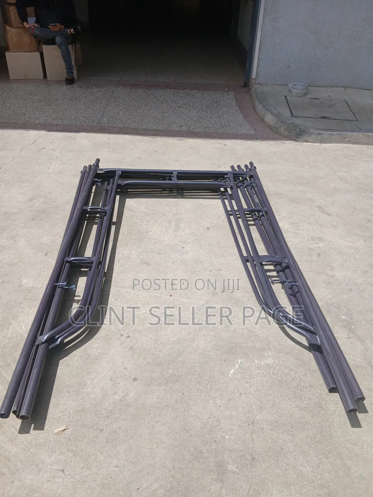 Construction Scaffolding Ladder (Black) 2m