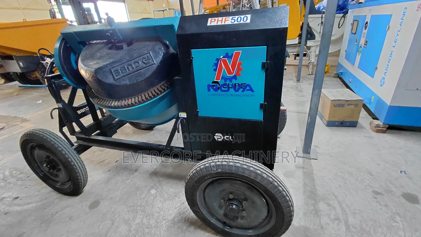 500l 8hp Diesel Concrete Mixer Indian Make Commercial.