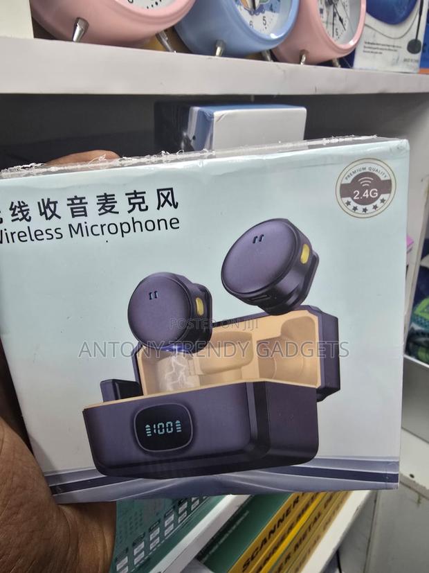 Magnetic 2-in-1 Wireless Lapel Mic Set – Clear Audio Recording - thumbnail 2