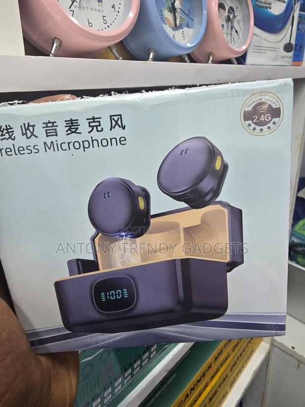 Magnetic 2-in-1 Wireless Lapel Mic Set – Clear Audio Recording - thumbnail 4