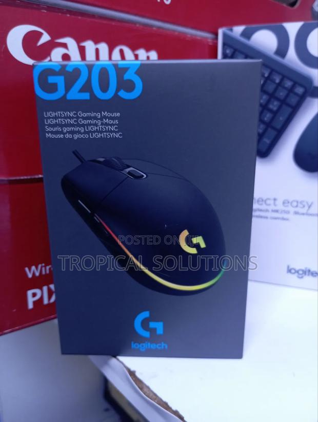 Logitech G203 Gaming Mouse Lightsync Mouse G203 - thumbnail 3