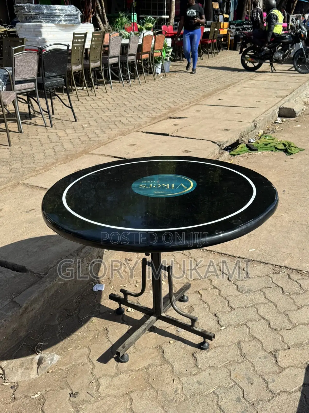 Restaurant And Bar Round Marble Table