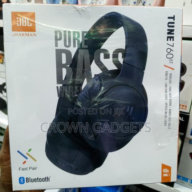 JBL 760bt Bluetooth Headphones 40h Playtime Foldable Design - main view