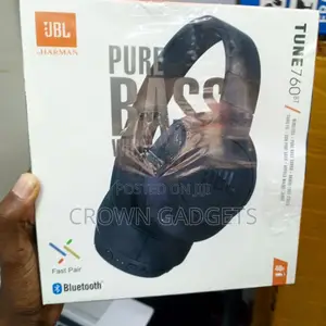 JBL Pure Bass 760bt Wireless Over-Ear Bluetooth Headphones