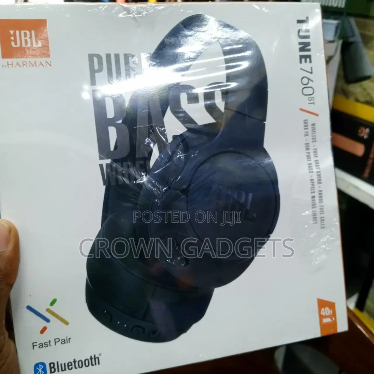 JBL 760bt Multi-Device Wireless Headphones With Long Battery
