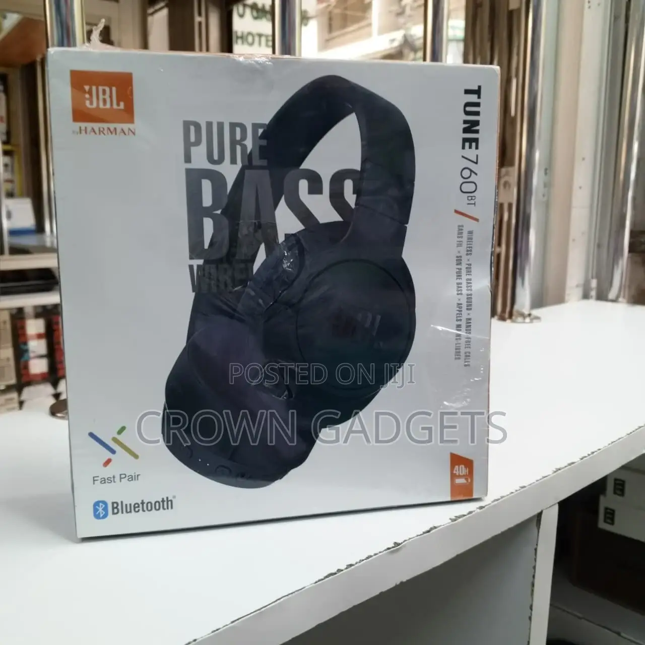 JBL 760bt Multi-Device Wireless Headphones With Long Battery