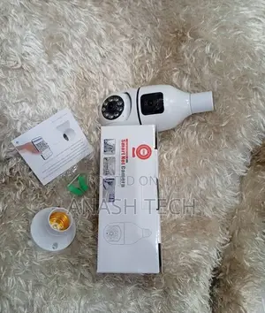 2mp+2mp V380 Bulb Wifi Indoor Camera Dual Lens