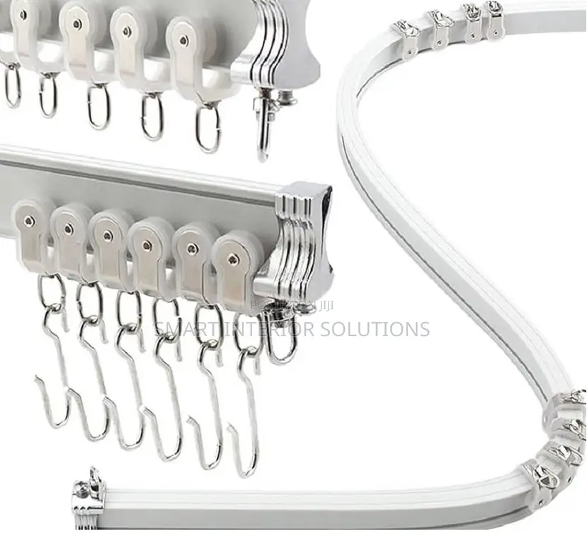 Flexible Bendable Curtain Rails