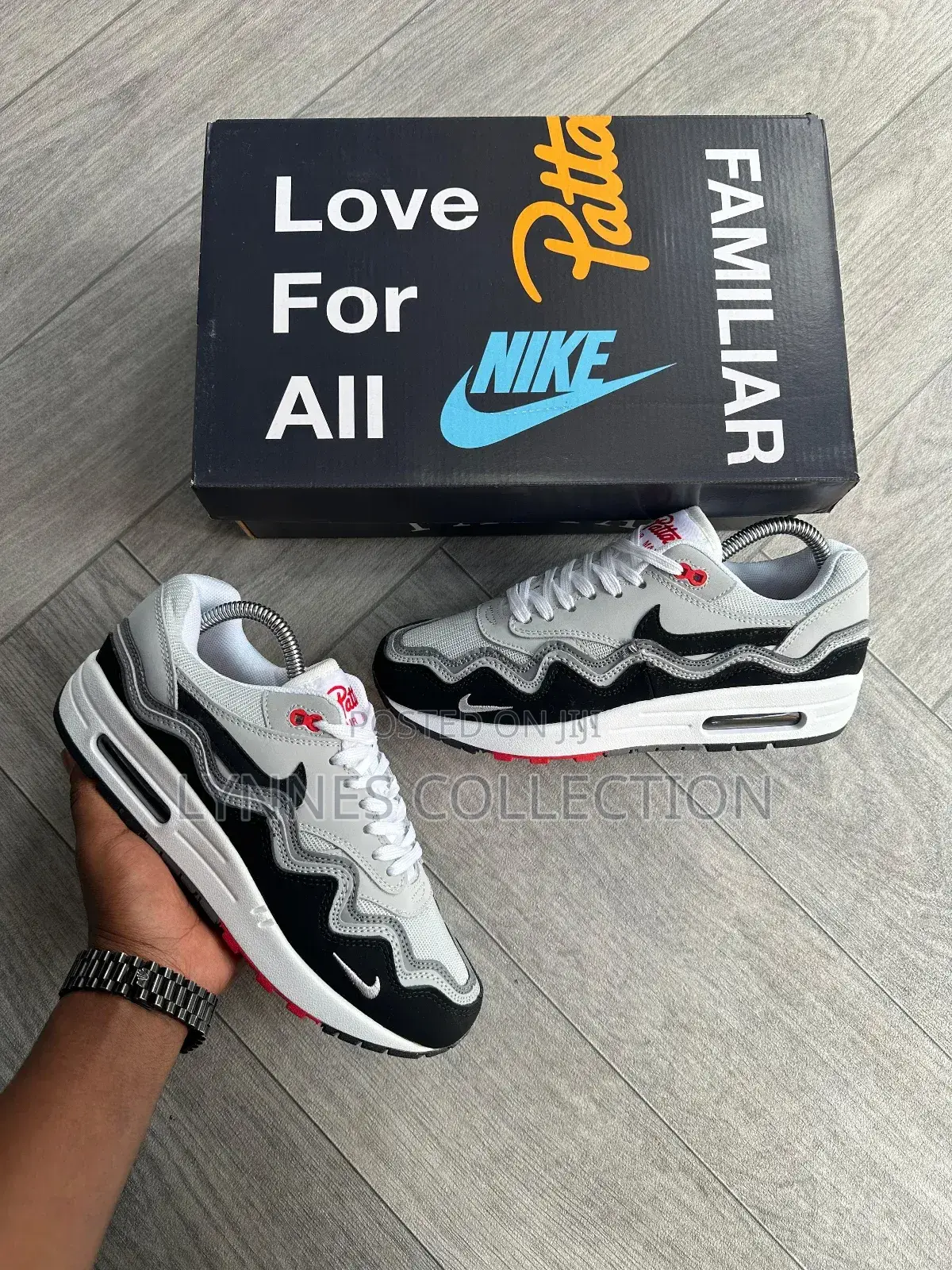 Airmax 1 Black Patta ,Patt Sizes 40-45