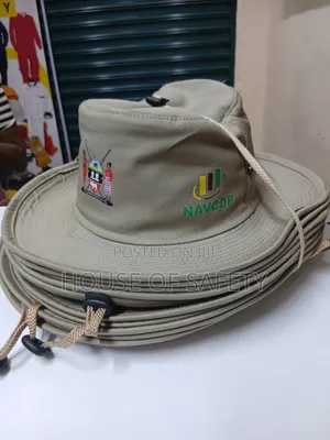Safari Hats in Beige Colours With Logo