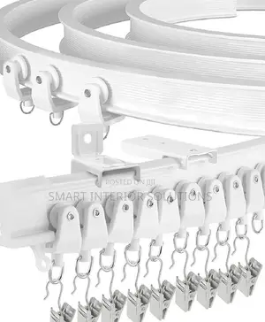 Easy-Install Bendable Curtain Track
