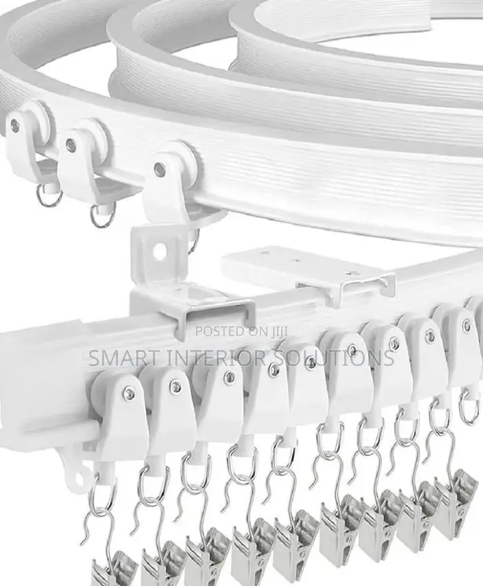 Easy-Install Bendable Curtain Track