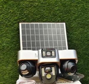 4g Triple Lens Solar PTZ Camera Rotatable With App V380 Outdoor Camera
