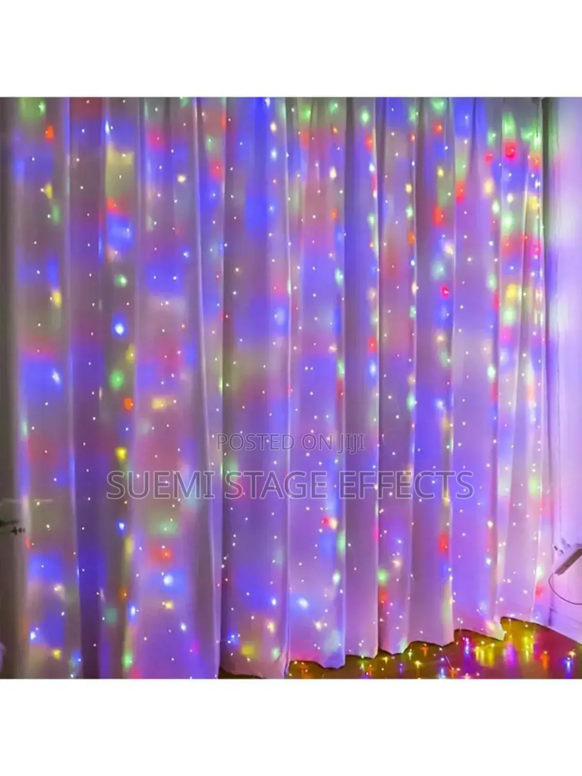 3m Multicolor Christmas Led Curtain Light — Festive Glow for Home! 