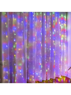 3m Multicolor Christmas Led Curtain Light — Festive Glow for Home! 