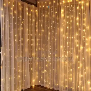 3m Warm White Christmas Led Curtain Light — Cozy Festive Glow!