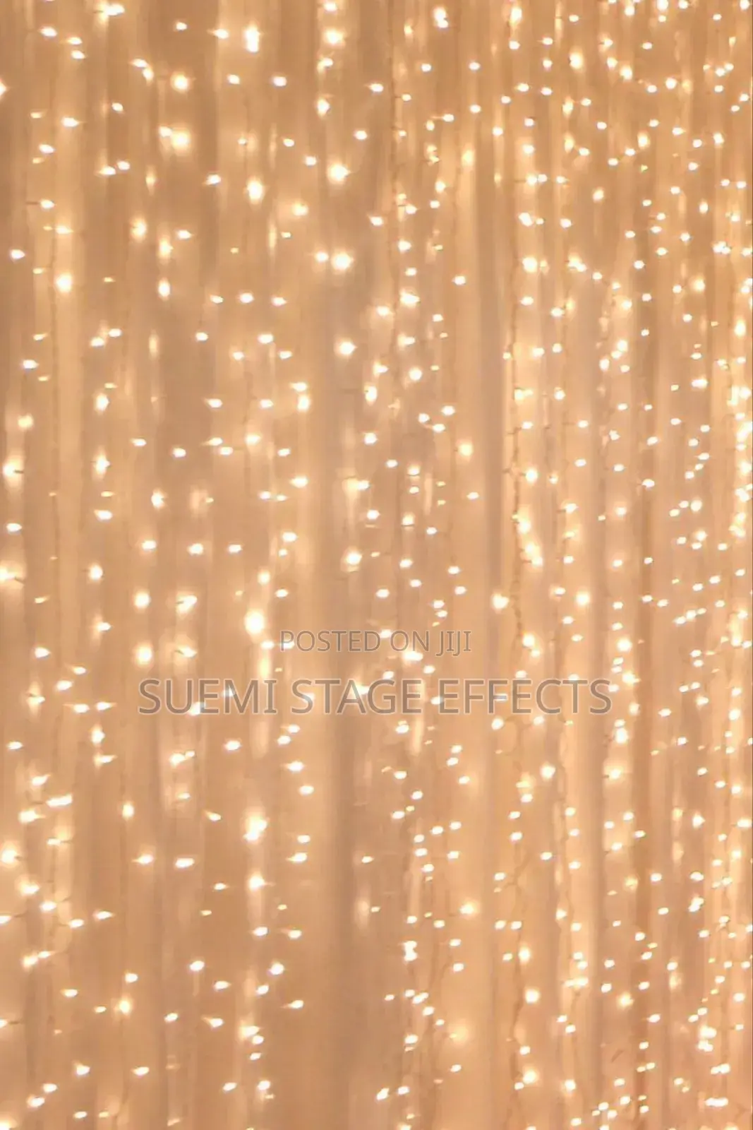 3m Warm White Christmas Led Curtain Light — Cozy Festive Glow!