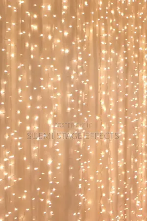 3m Warm White Christmas Led Curtain Light — Cozy Festive Glow!