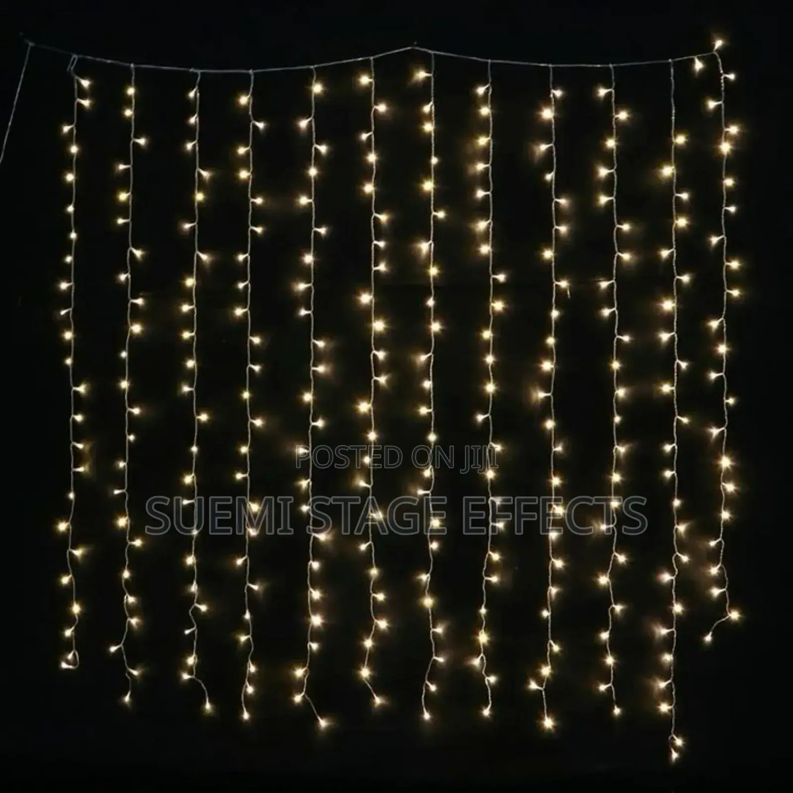3m Warm White Christmas Led Curtain Light — Cozy Festive Glow!