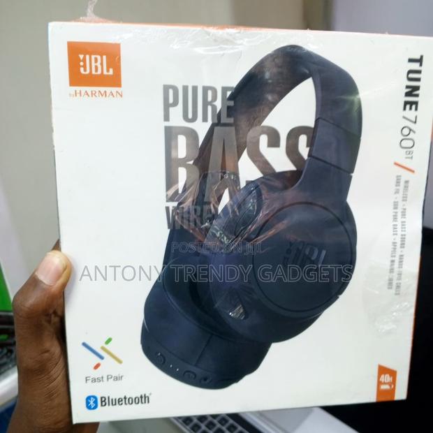 Jbl 760bt Pure Bass Sound Wireless Headphones 40h Battery - thumbnail 2