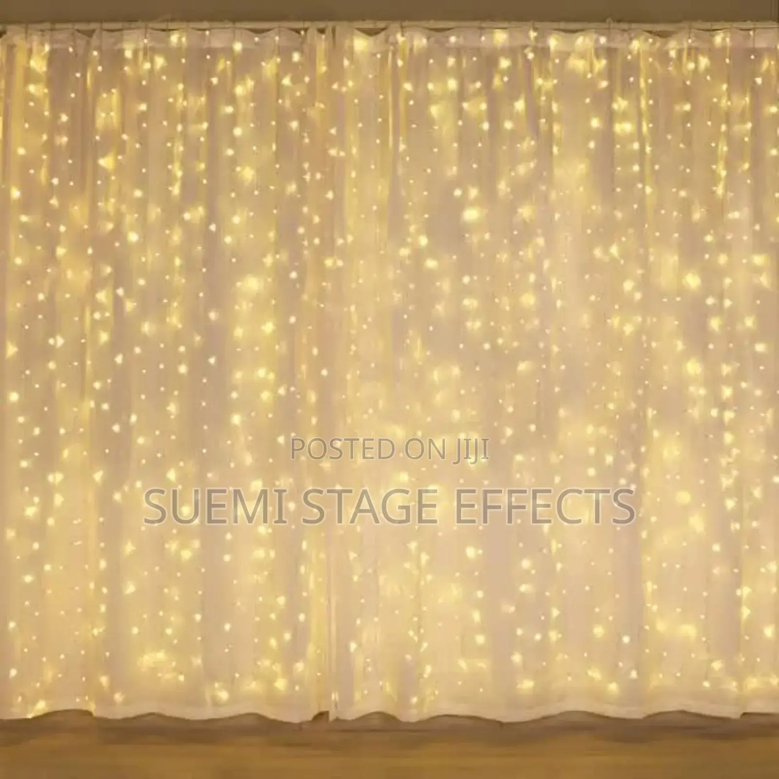 5m Warm White Led Curtain Light — Elegant Christmas Glow! 