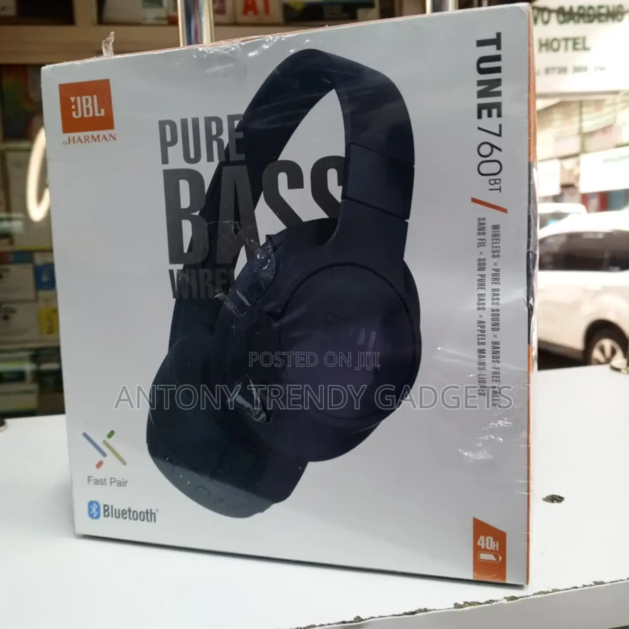 Jbl Tune 760bt Long Playtime Wireless Over-ear Headphones