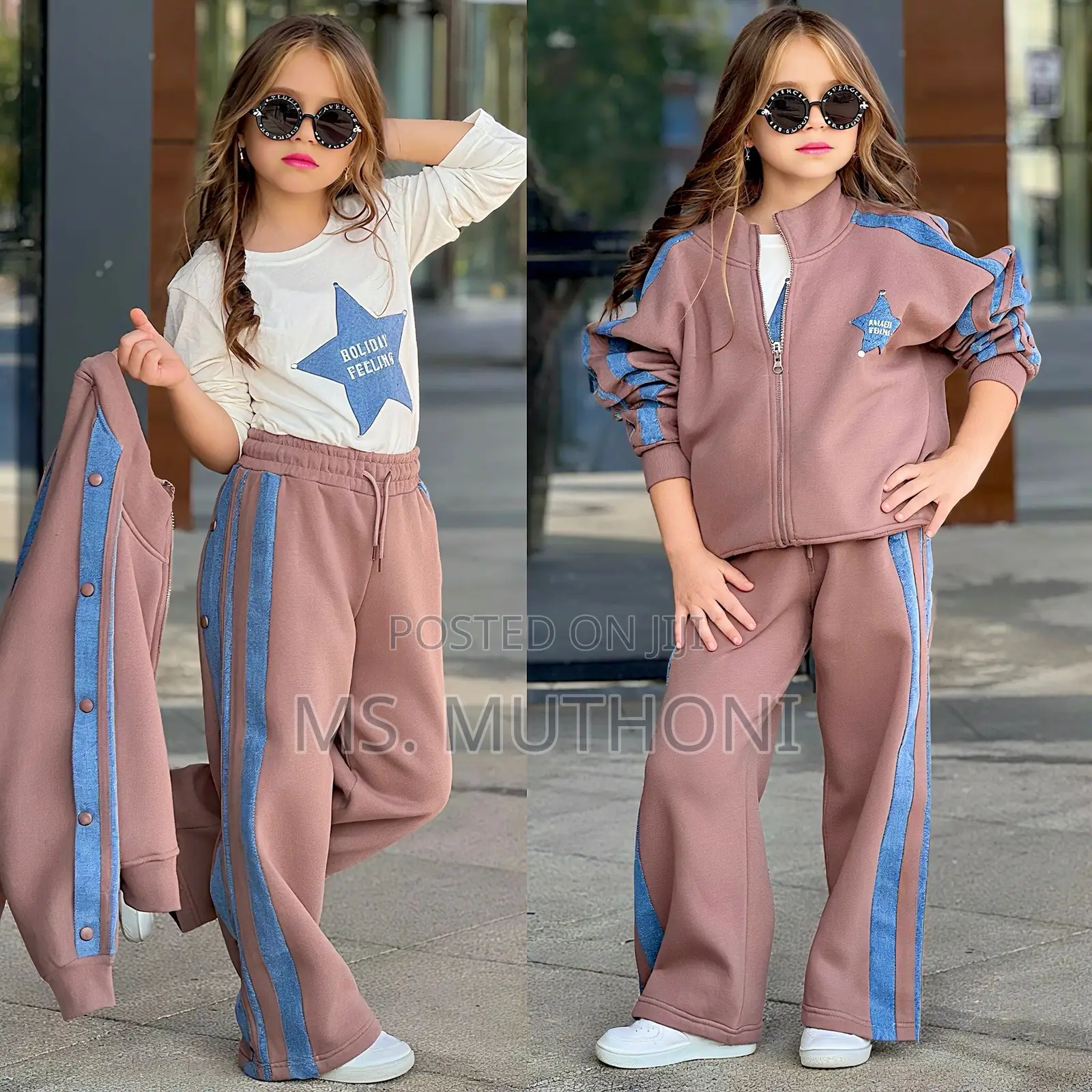 Star 3 Pc Set Girl’S Turkey Sets 6-14yrs