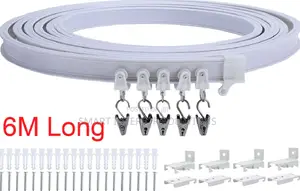 Office Bendable Curtain Rails