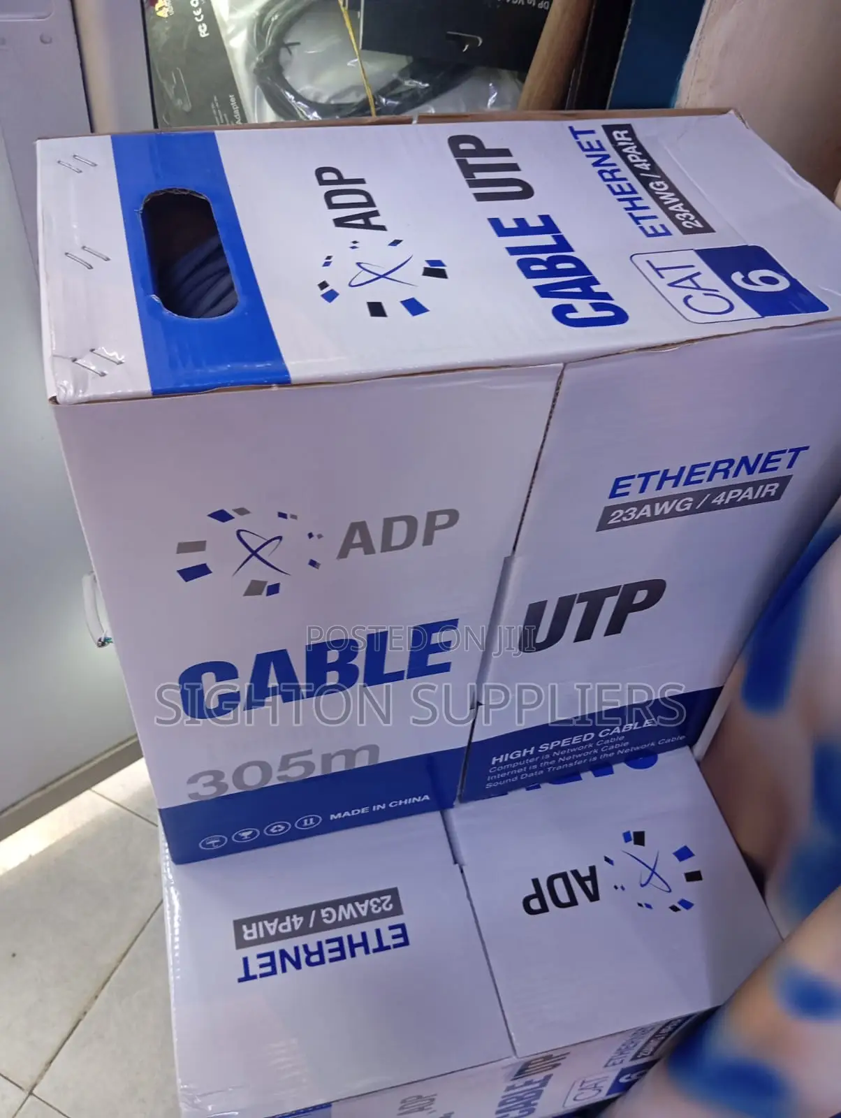 A.D.P Cat 6 Indoor Ethernet Cable 305m