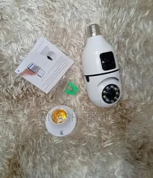 2mp V380 Bulb Wifi Indoor Camera Dual Lens Operate
