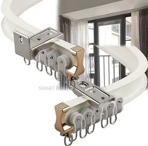 White Bendable Curtain Track