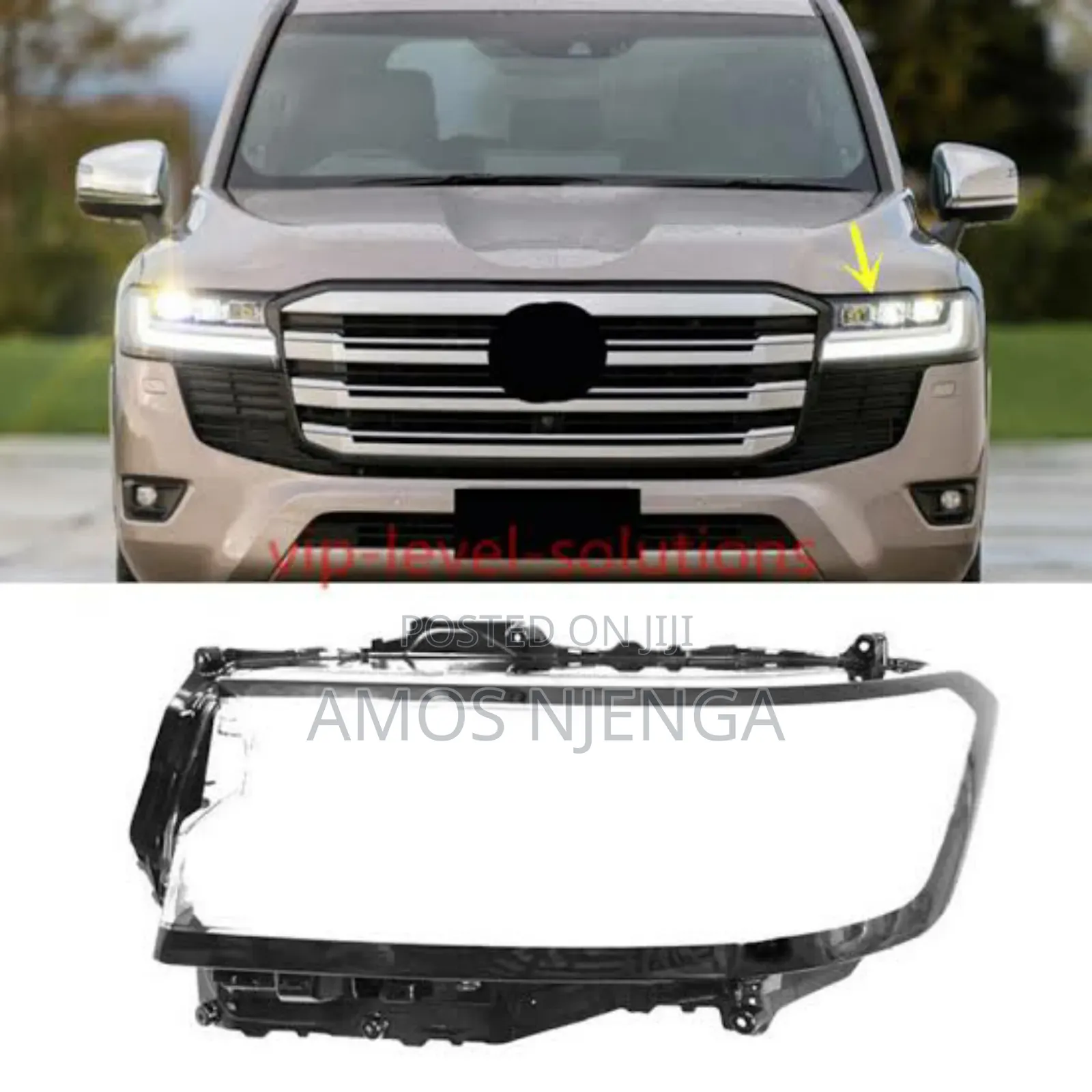 Toyota Land Cruiser Lc300 Headlight Lens