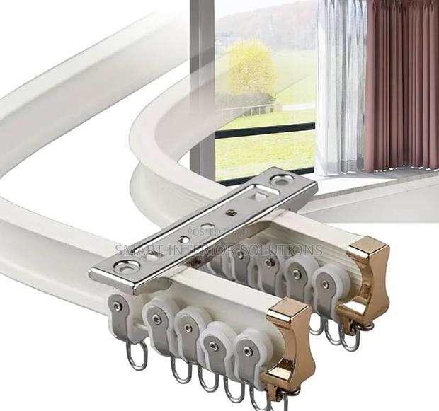 Silent PVC Bendable Curtain Rail - main view