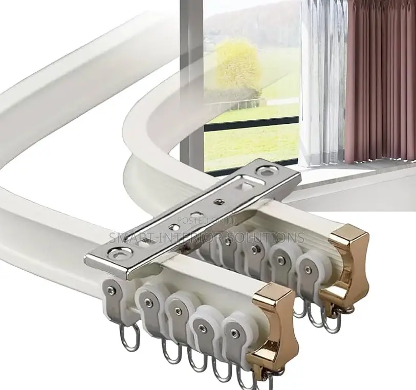 Silent PVC Bendable Curtain Rail