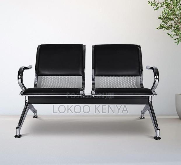 Office Bench; 2 Link Padded Reception/Visitor's Waiting Bench - thumbnail 5