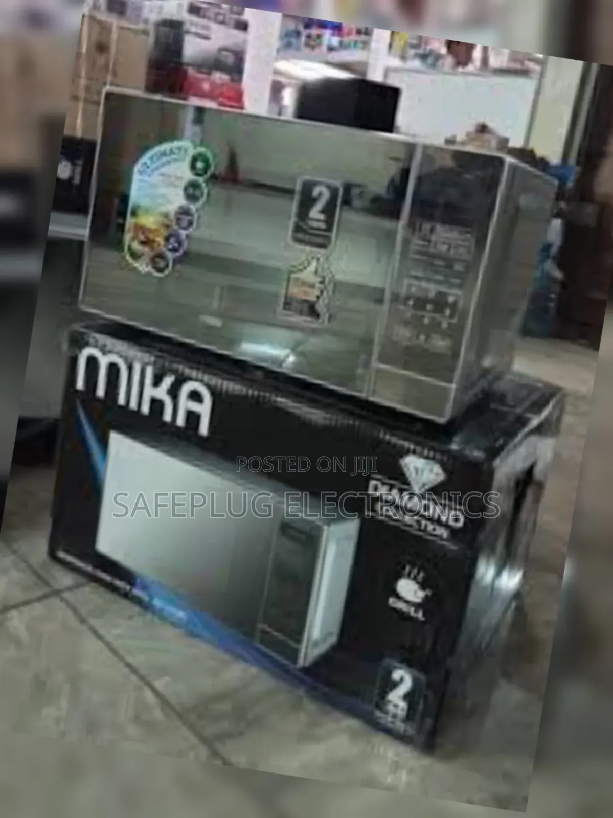 Mika 20l Microwave Oven With 1000w Grill - Silver