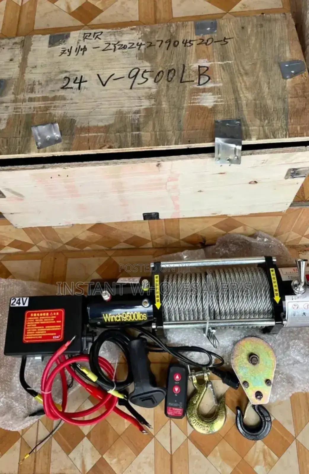 Electric Winch 24 Voltage 6 Tonnes