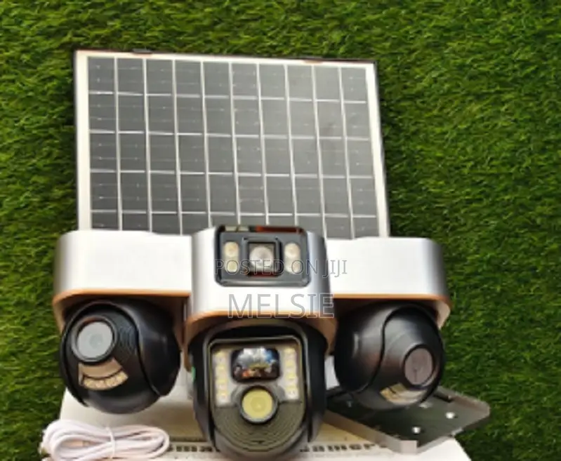 Outdoor Tripple Lens Outdoor CCTV Security 4g Triple Lens Camera
