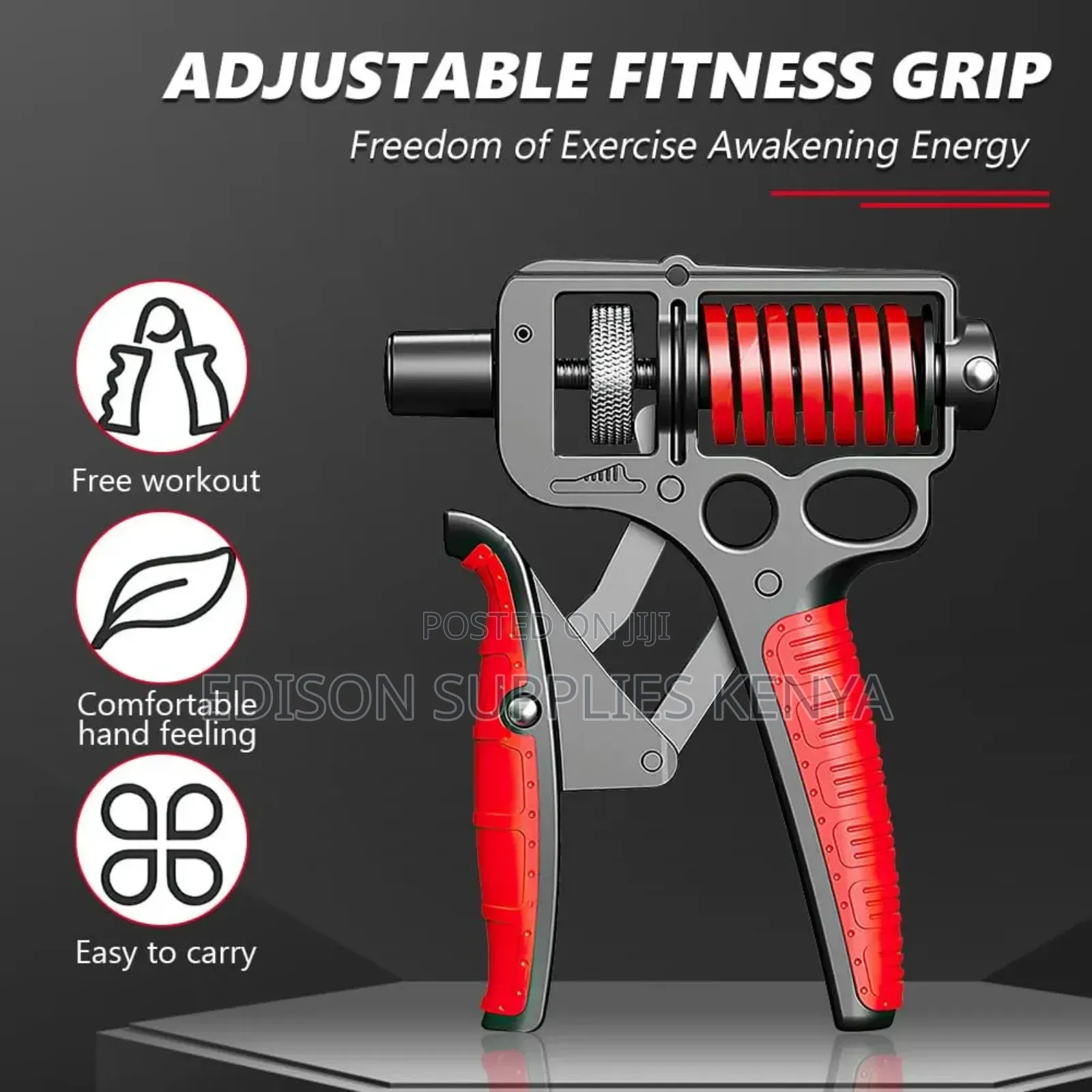 Hand Grip Strengthener 165kgs Adjustable Hand Gripper 5 To 165kg