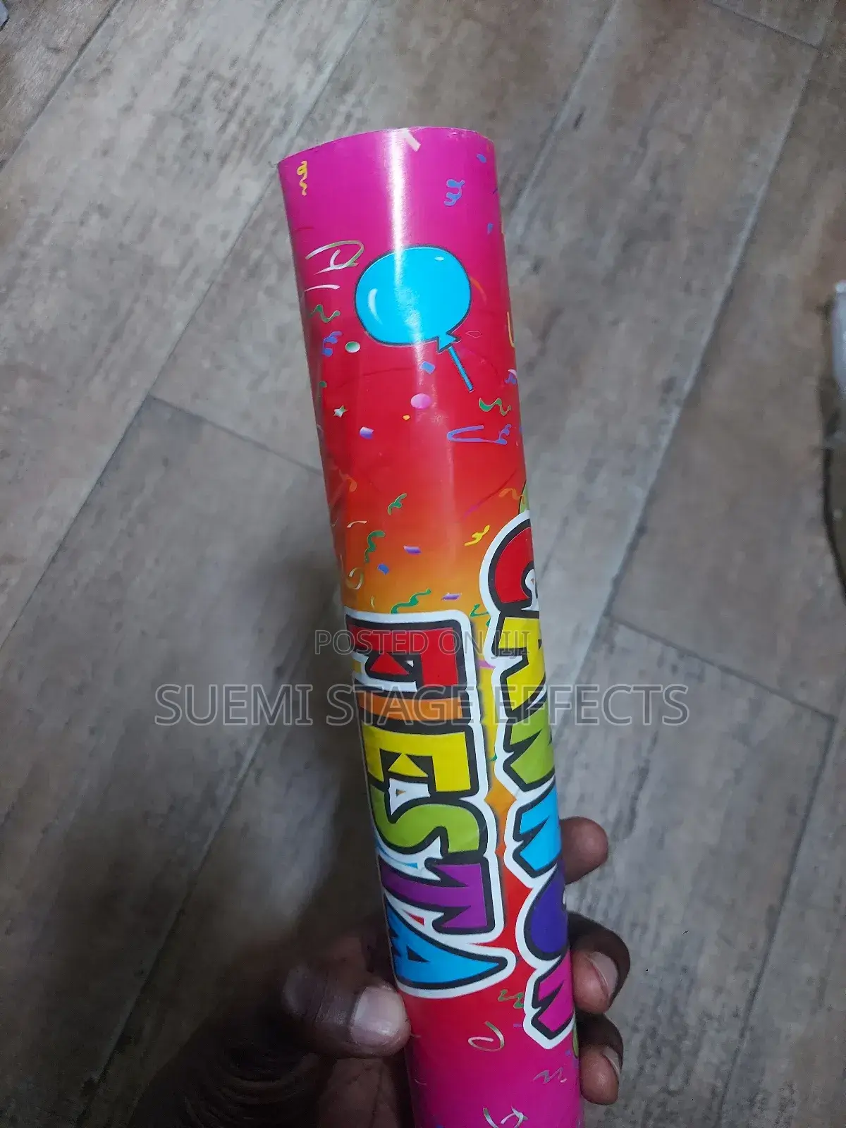 Happy Spray Confetti Cannon Handheld – Party Celebration Popper
