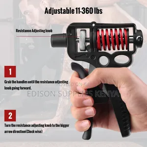 Hand Grip Strengthener 165kgs Adjustable Hand Gripper 5 To 165kg