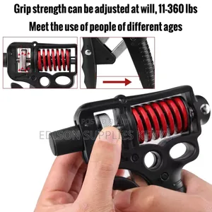 Hand Grip Strengthener 165kgs Adjustable Hand Gripper 5 To 165kg