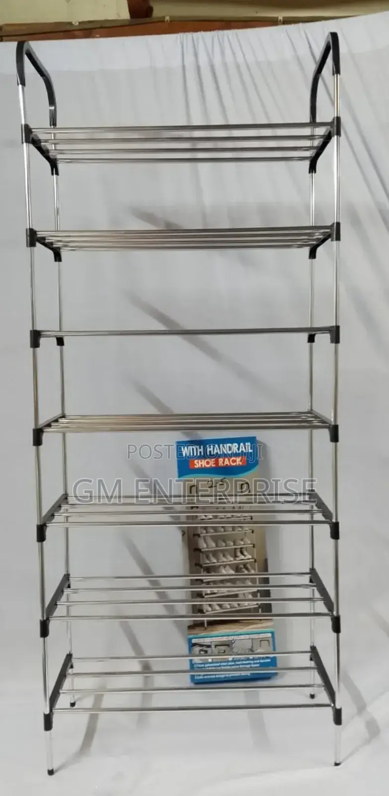 Stainless Steel 7 Layers Shoe Rack