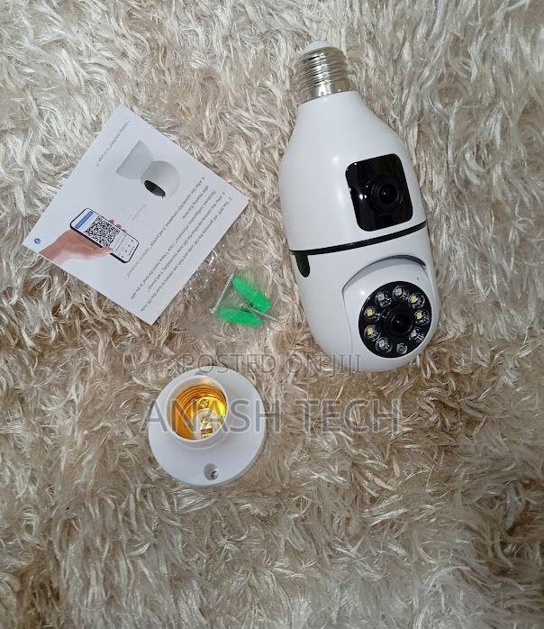 Rotational Dual Bulb PTZ Security Two Way Talk Security Camera - main view